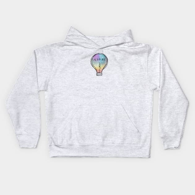 Inspire The World Kids Hoodie by Arpi Design Studio